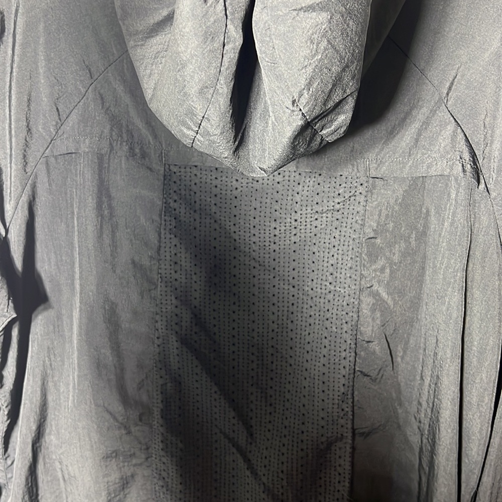 Fabletics Black Zip Up Windbreaker Jacket Size Xl - image 7